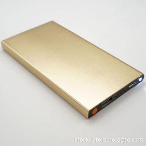 Ultra-thin 9mm thin power bank for smartphone